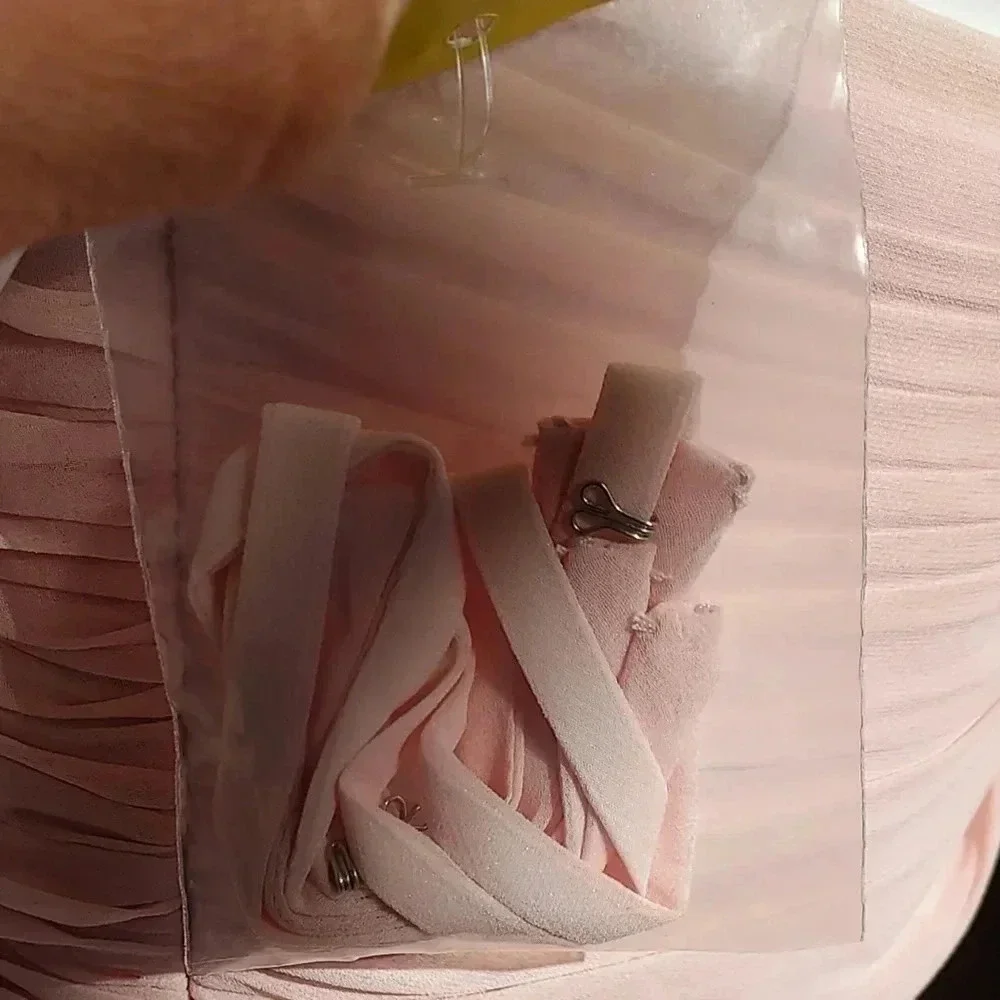 NWT Dessy Collection Style 2942 in Blush Size 10 - Picture 8 of 14